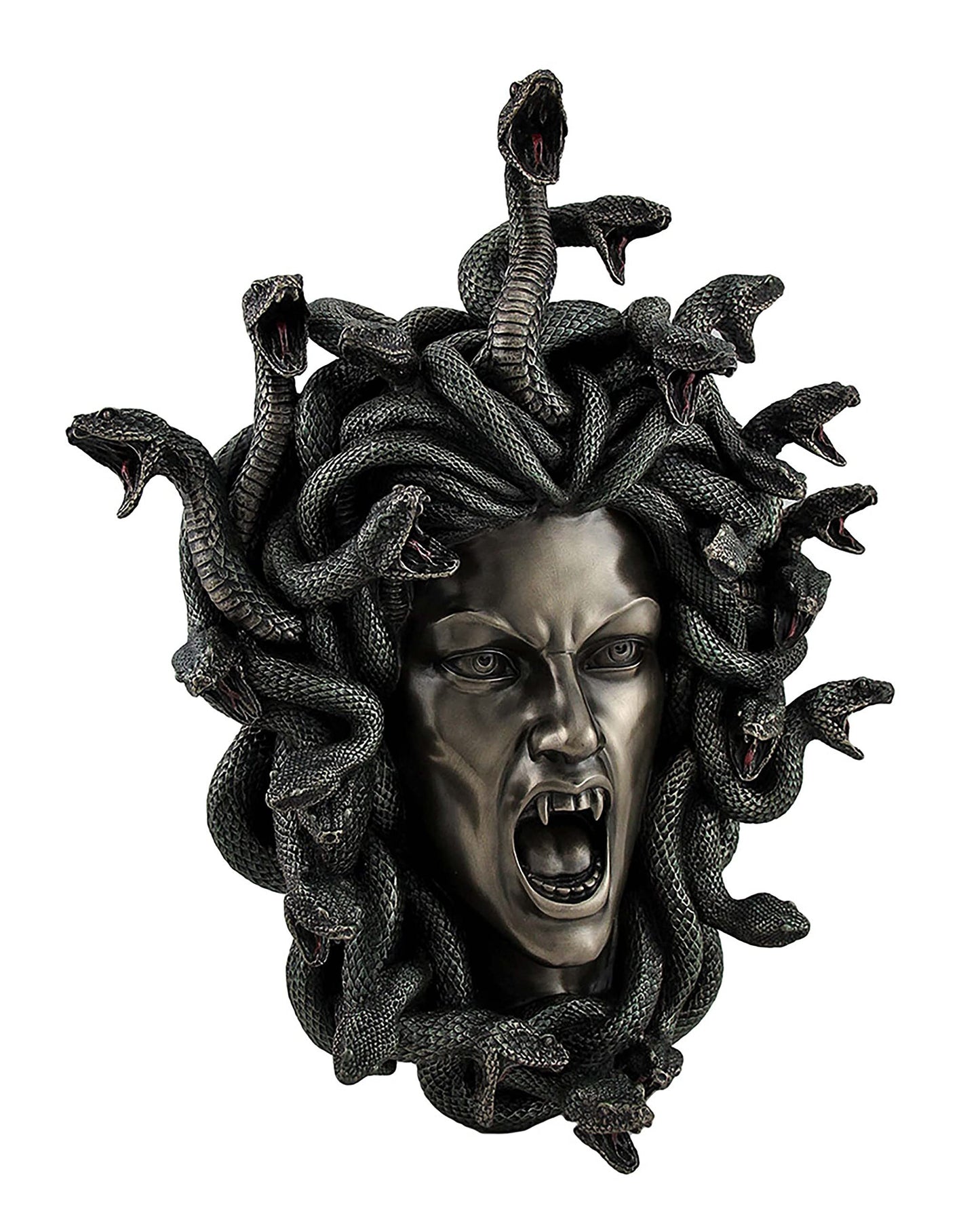 JFSM INC. Medusa Head w/Snake Hair Gorgon Lady Wall Plaque