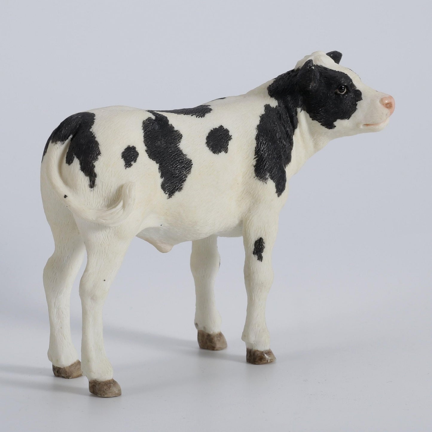 Unicorn Studios 4 Inch Tall Holstein Calf Cow Cute Farm Animal Resin Figurine Collectible