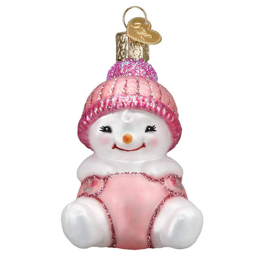 Old World Christmas Snow Baby Girl
