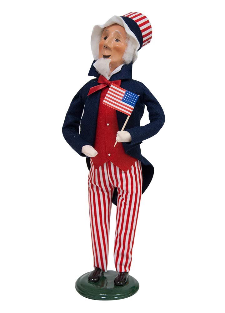 Byers' Choice Uncle Sam Caroler Figurine #ZSS09 from The Historical Collection