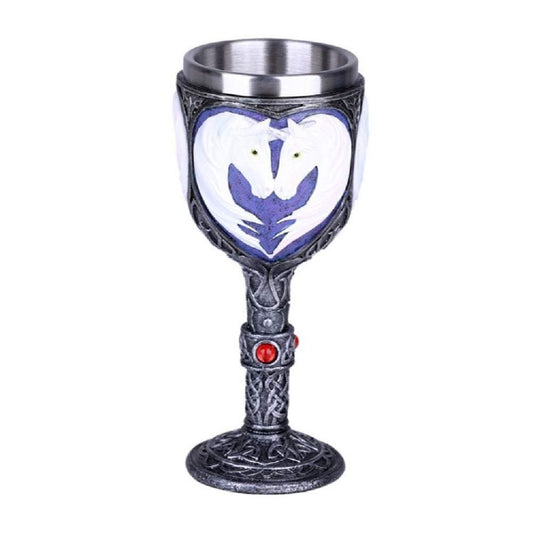 Pacific Trading Unicorn Pair Goblet Chalice Wine Cup New