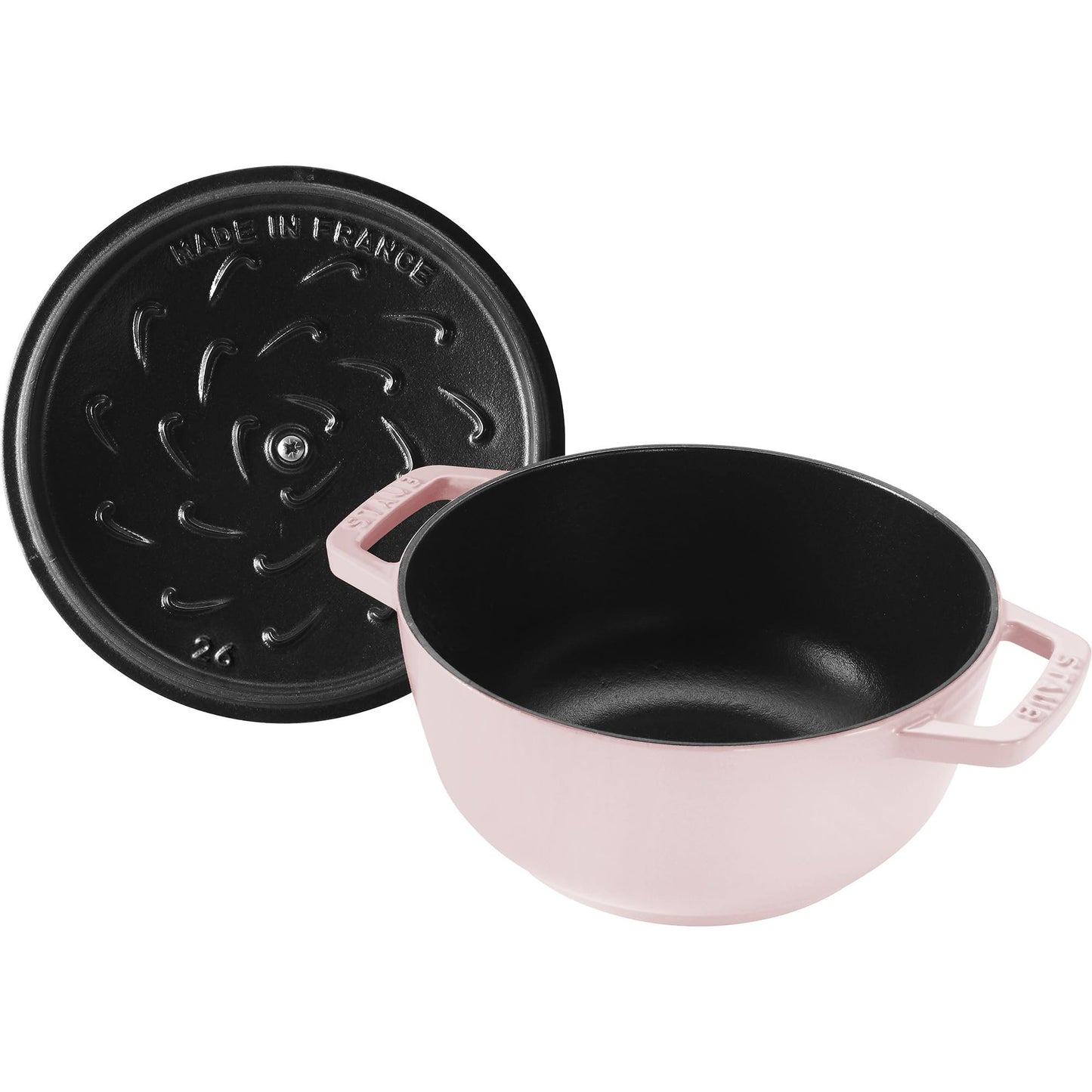 Staub Cast Iron Essential French Oven, Dutch Oven, 5-quart, serves 5-6, Made in France