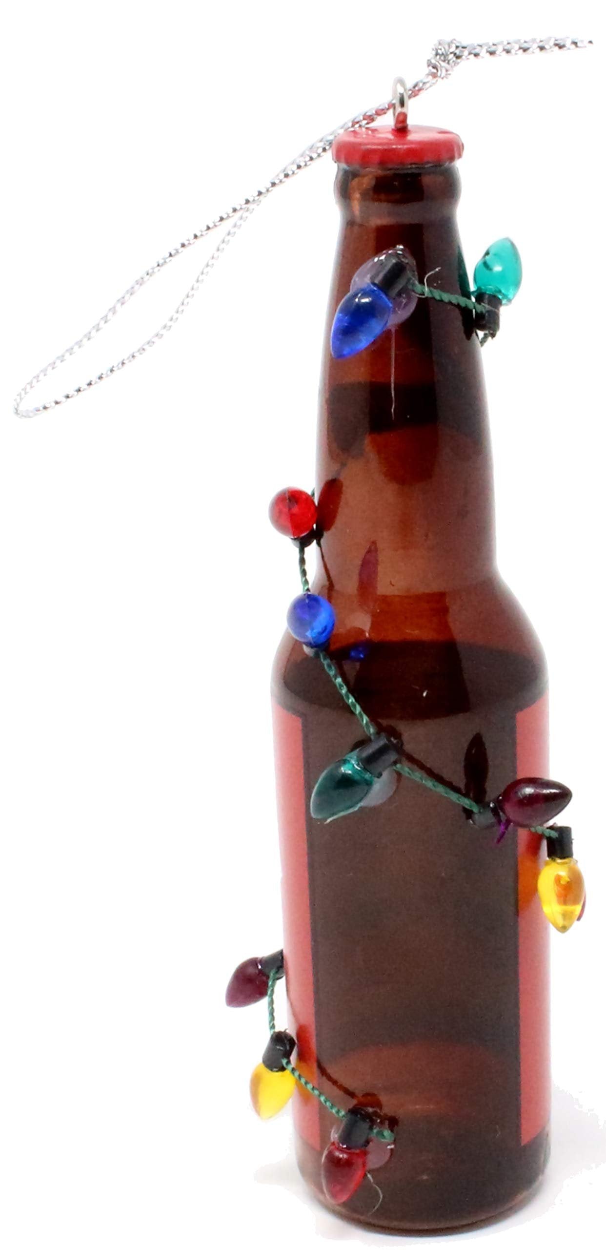 Kurt Adler Budweiser and Bud Light Beer Bottle Ornaments (Bud/Bud Light Two Pack)
