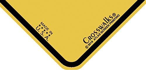 CROSSWALKS Jackalope Crossing 12" X 12" Aluminum Sign (X127)