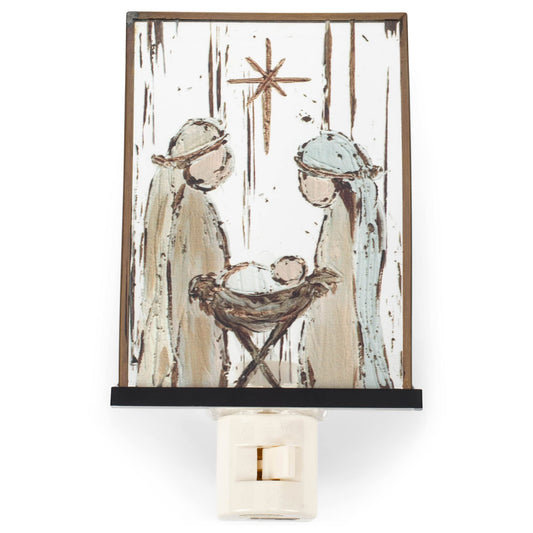 RAZ Imports 2021 Oh Holy Night 6.25-inch Holy Family Night Light