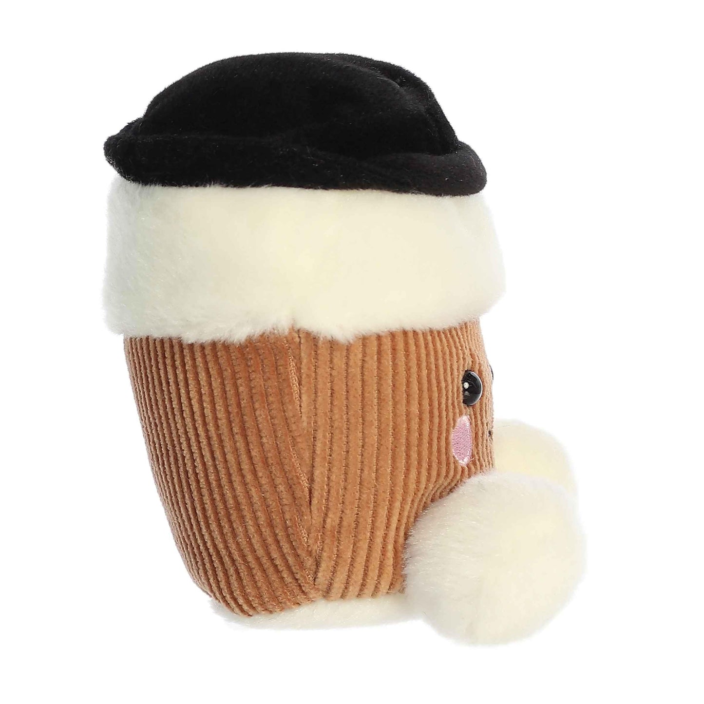 Aurora® Adorable Palm Pals™ Essie Coffee Cup™ Stuffed Animal - Fun Collectible Plush for Kids and Adult Collectors - Perfect for Decorating Rooms and Birthday Gifts - White 4.5 Inches