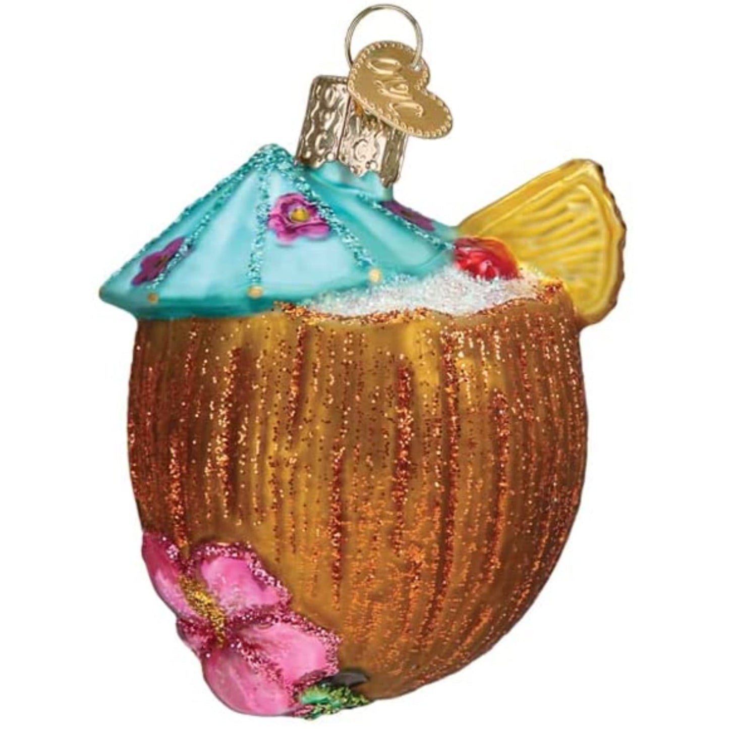 Old World Christmas Glass Blown Ornament Christmas Palm Tree