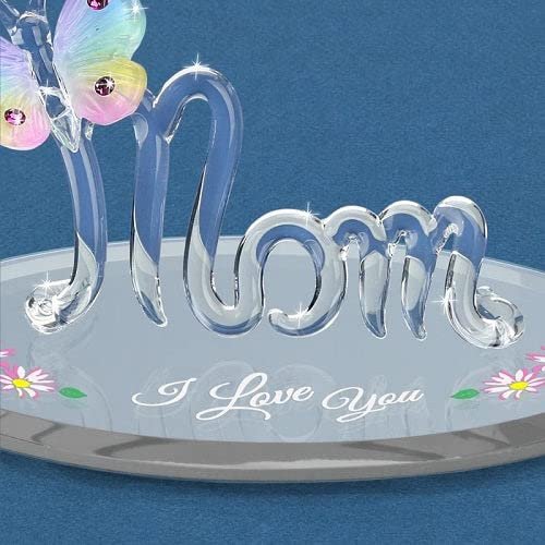 Glass Baron Mom with Butterfly"I Love You"