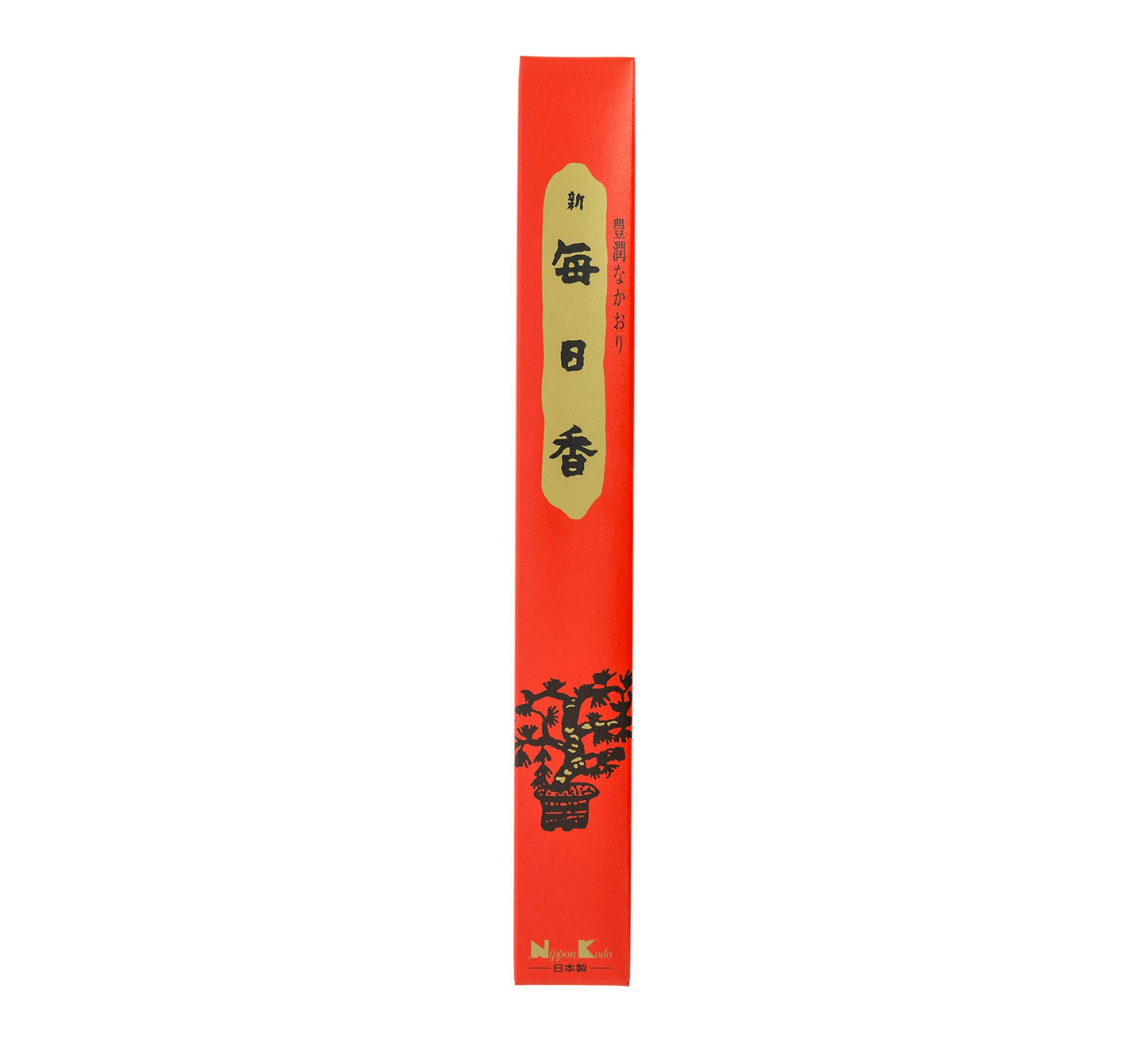 SHIN MAINICHI-KOH Sandalwood Long Stick by Nippon Kodo, Japanese Quality Incense, Since 1575