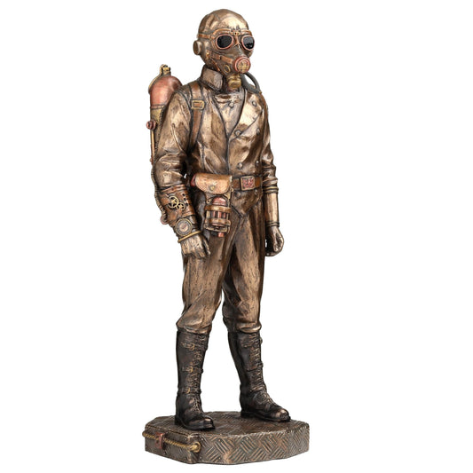 Unicorn Studios WU76828A4 Steampunk Aeronaut Sculpture - Bronze