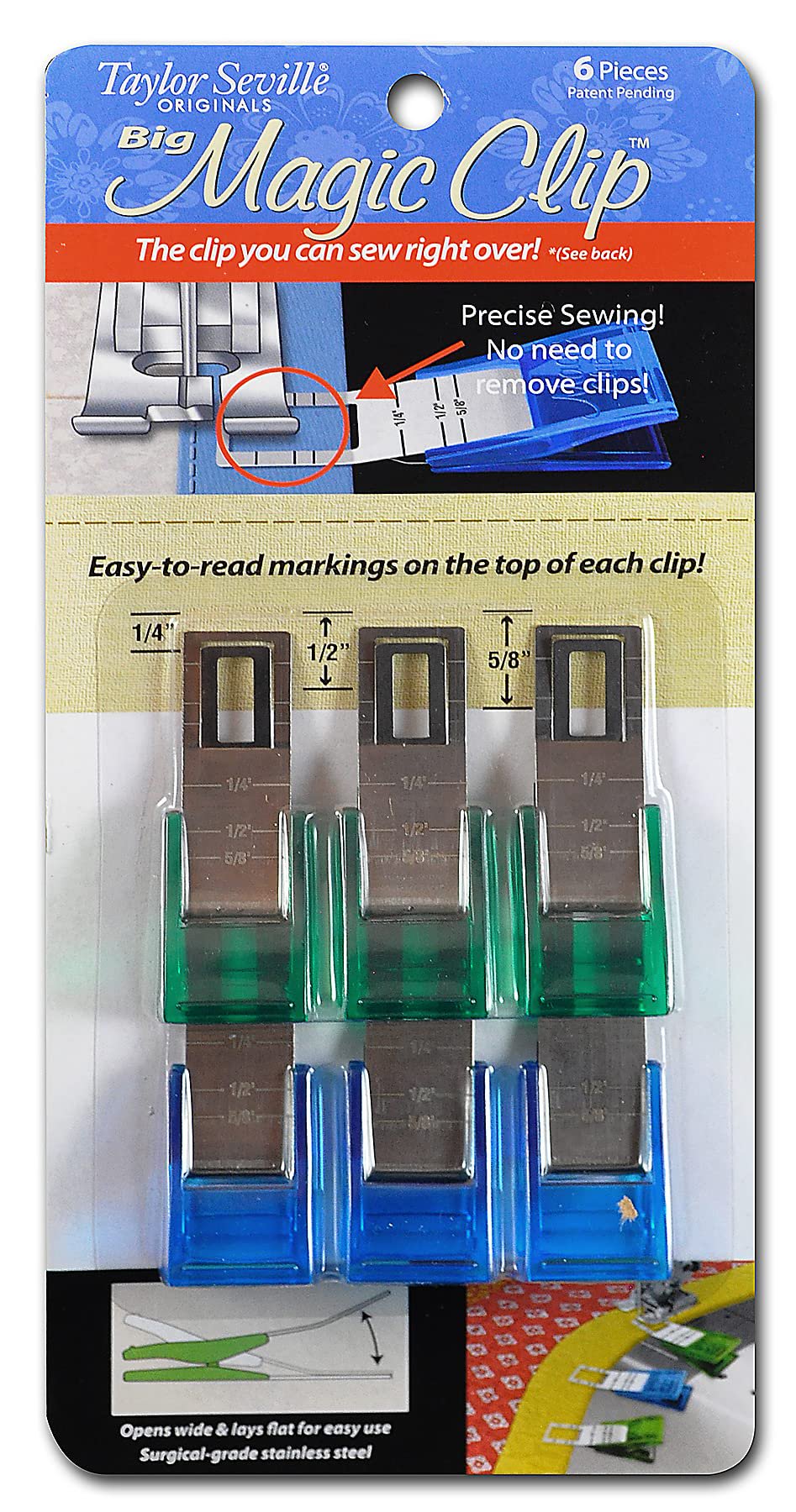 Taylor Seville Magic Clip Big - 1x6pcs