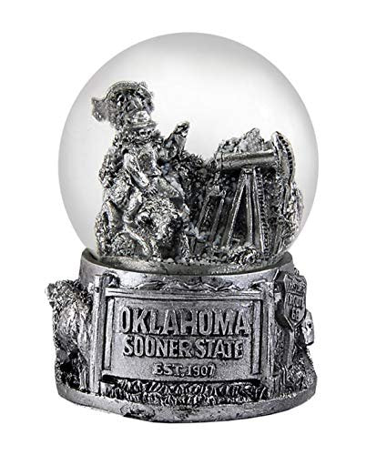Americaware Oklahoma Snow Globe -65 mm