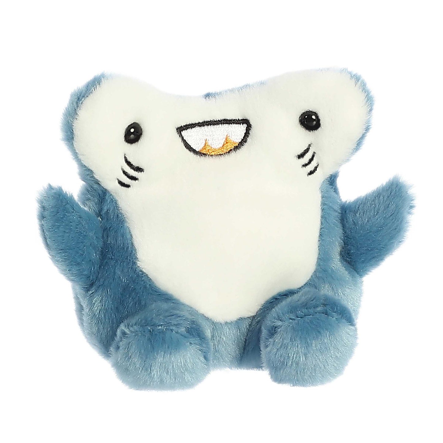 Aurora® Adorable Palm Pals™ Huddleston Hammerhead Shark™ Stuffed Animal - Fun Collectible Plush for Kids and Adult Collectors - Perfect for Decorating Rooms and Birthday Gifts - Blue 5 Inches