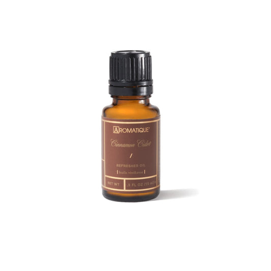 Aromatique Cinnamon Cider Refresher Oil - Home Fragrance, Long Lasting Room Air Freshener Essential Oil Deodorizer Nonstop Freshness Aromatherapy Xmas Christmas Gifts Notes of Apple, Pear, Rose .5oz
