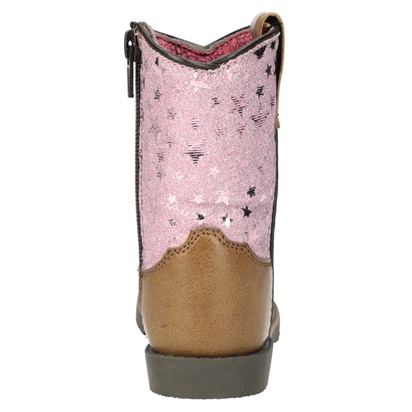 Smoky Mountain Women's Mesa Square Toe Pull On Brown Oil Distressed/Navy Crackle Boots