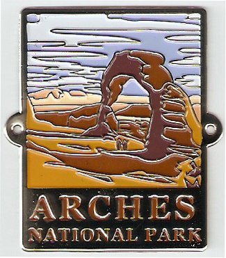 Arches National Park - Hiking Stick Medallion