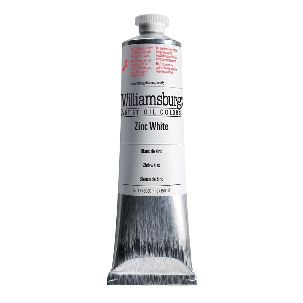 Williamsburg Artist Oil Colors by GOLDEN, Black, Gray and White, Professional Oil Paint