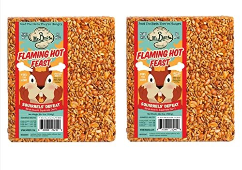 Mr. Bird Flaming Hot Feast Large Wild Bird Seed Block 1 lb. 9 oz.