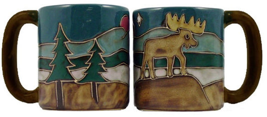 Mara Stoneware Mug - Moose - 16 oz