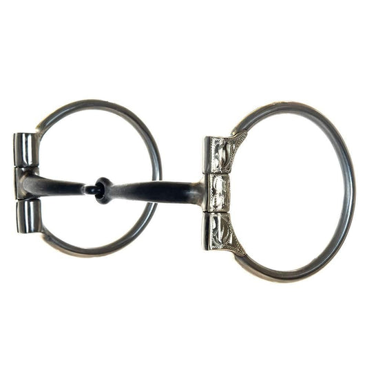 Western SS Silver Sweet Copper Inlay D-Ring bit