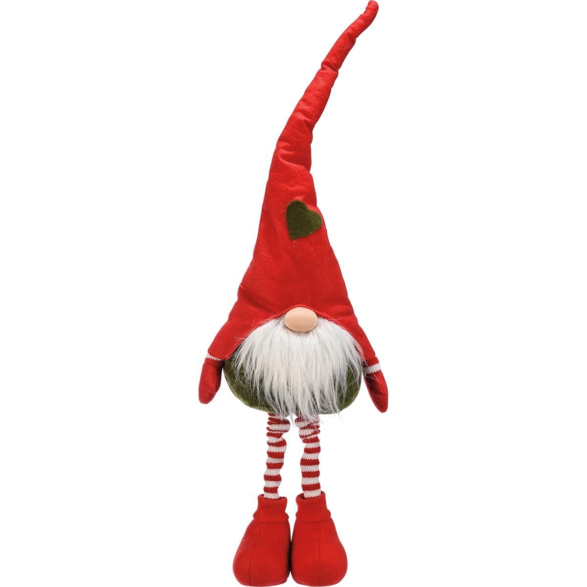 Primitives by Kathy 111876 Standing Gnome with Red Hat, Large, 32-inch