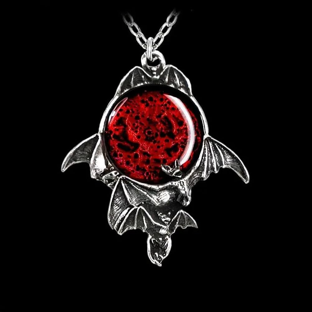 Blood Moon Pewter Pendant by Alchemy