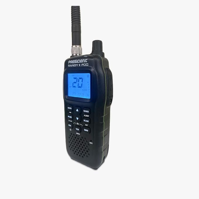 President Randy II FCC - First FCC Approved AM/FM Handheld CB Radio