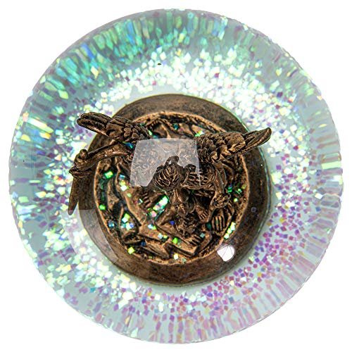 SUMMIT COLLECTION Saint Michael The Archangel Guardian Protector San Miguel Water Globe 100mm Christian Collectible