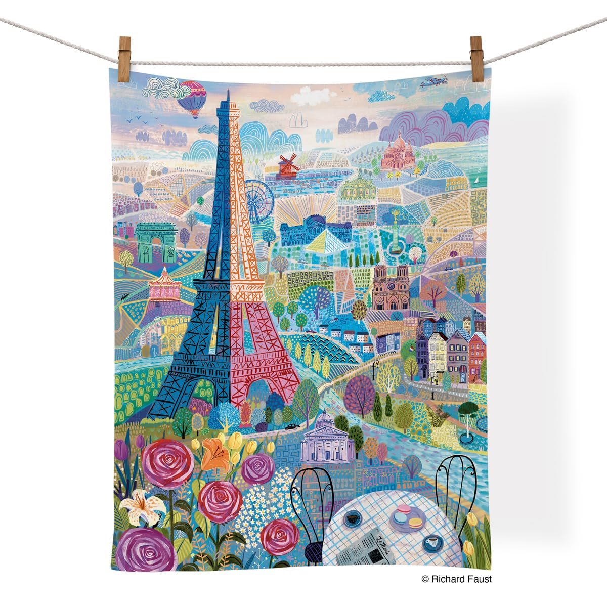 WerkShoppe Paris 100% Cotton Tea Towel - Home DÉCOR & Gift