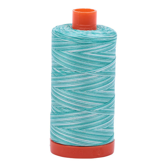AURIFIL USA 1,422yd-Turquoise Aurifil Mako Cotton Thread Solid 50wt 1422yds, Turquoise Foam
