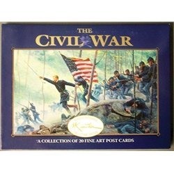 THE CIVIL WAR MORT KUNSTLER COLLECTION OF 20 FINE ART POST CARDS IN A SUSQUICENTENNIAL COLLECTORS EDITION POSTCARD PACK