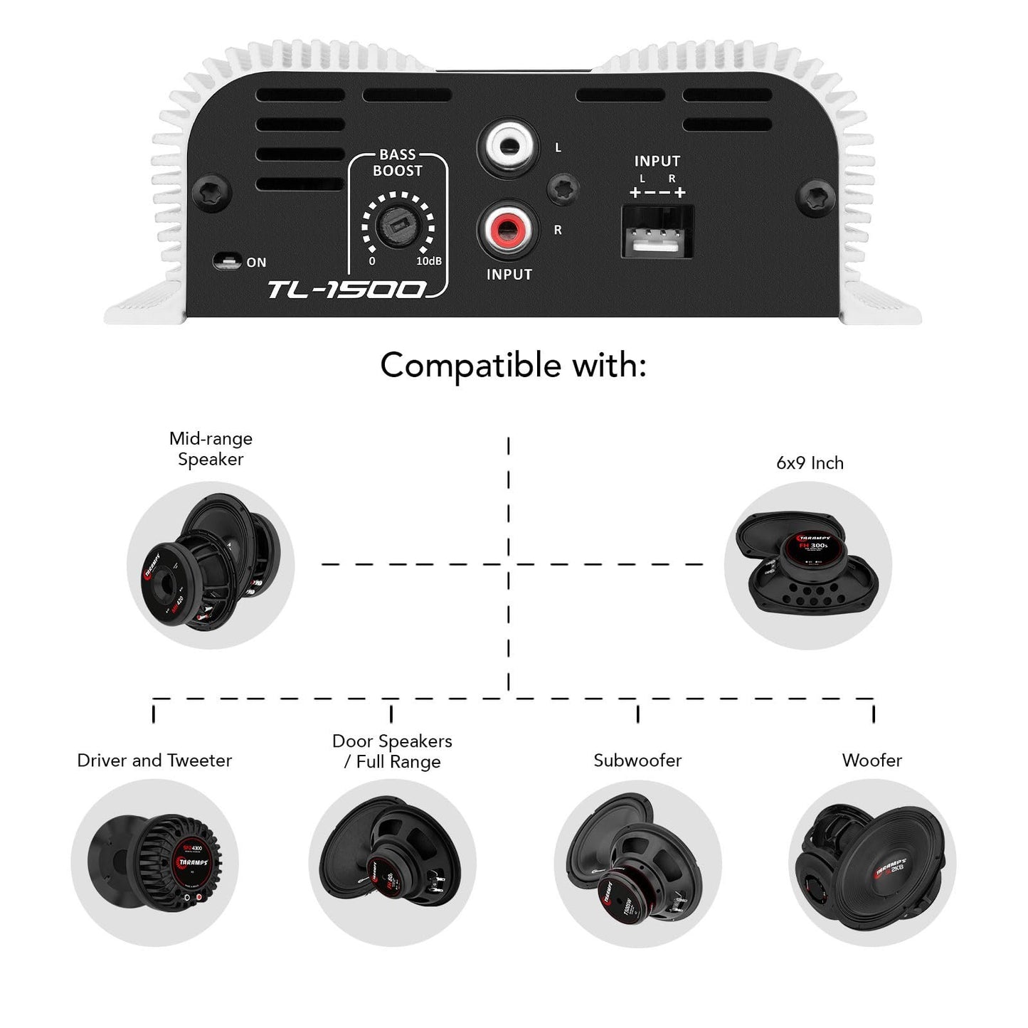 Taramp's TS 400X4 2 Ohms 4 Channel