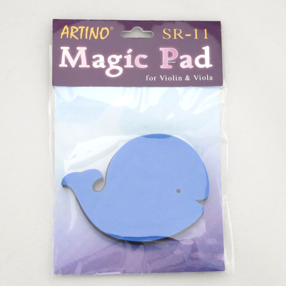 OttoMusica SR-11-BW Magic Pad for Violin and Viola, Blue Whale Shape