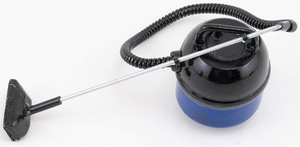 Dollhouse Miniature Portable Workshop Vacuum Cleaner, Blue with Black