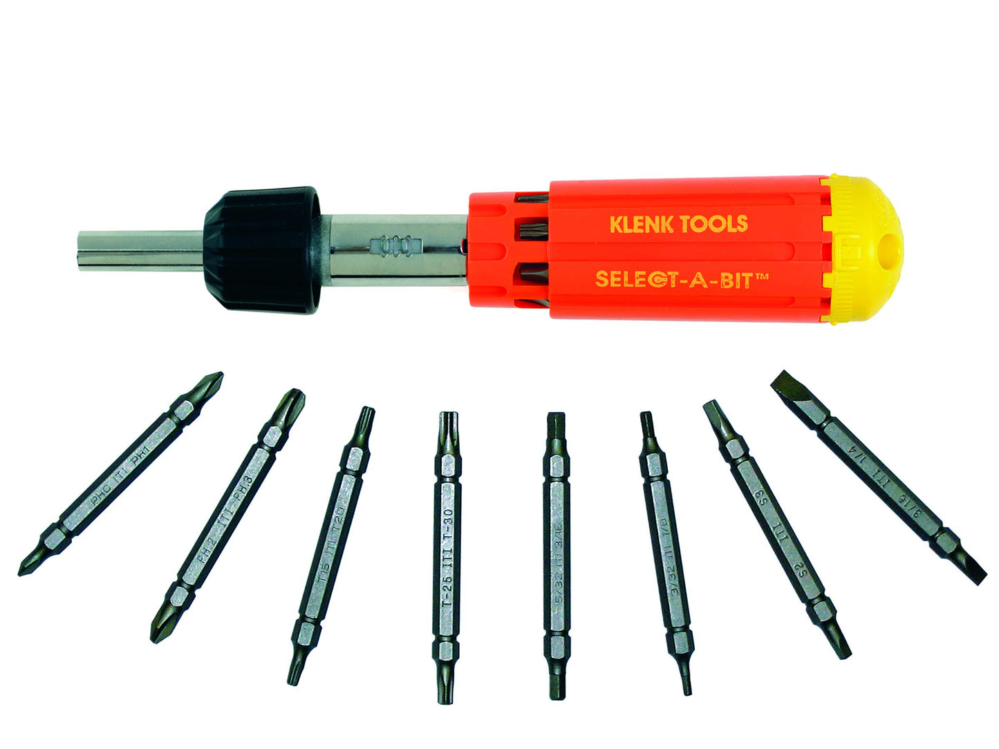 Klenk DA86450 Select-A-Bit Ratcheting SPEED Driver with 16 Bits