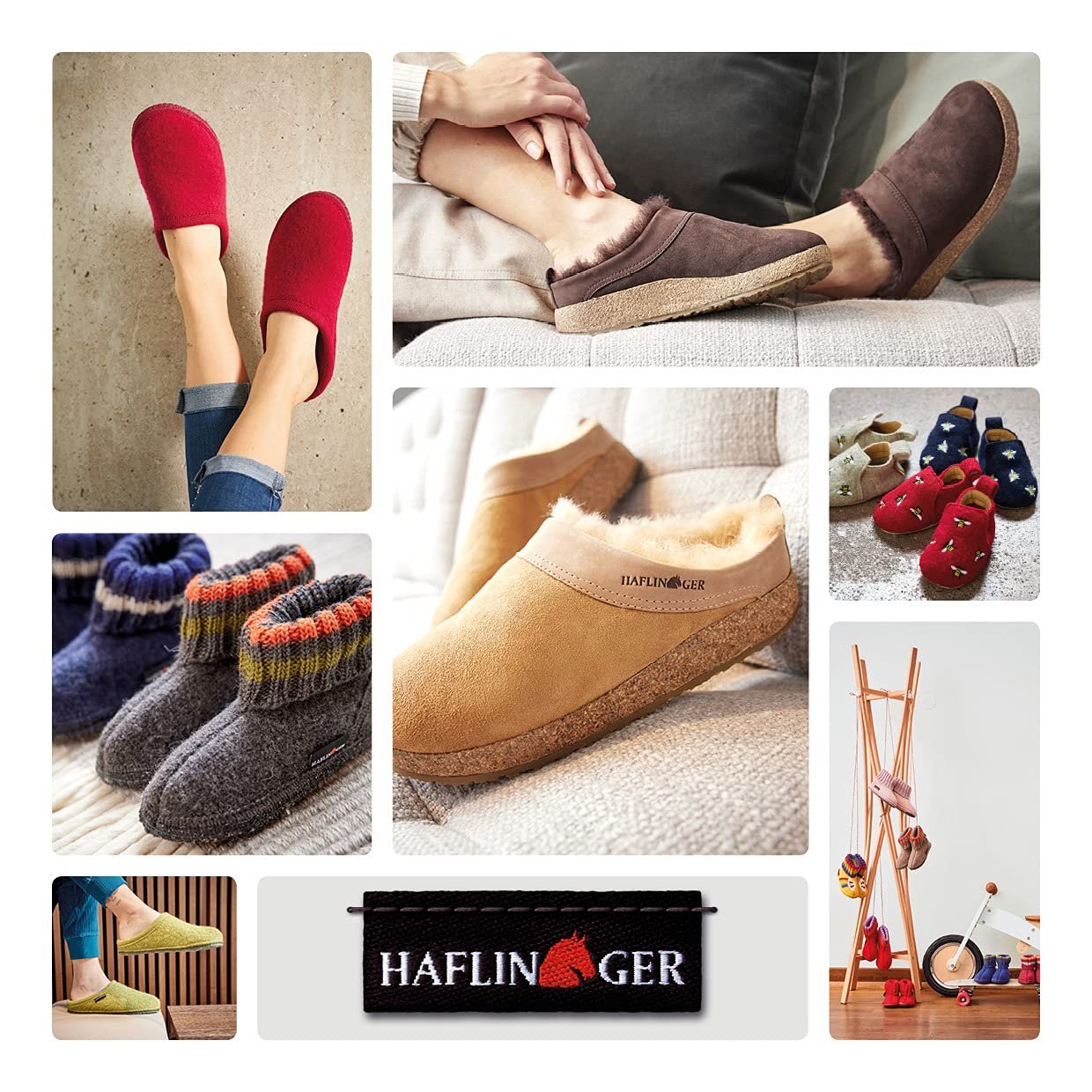 HAFLINGER Unisex AS Slippers Wool Feltsole