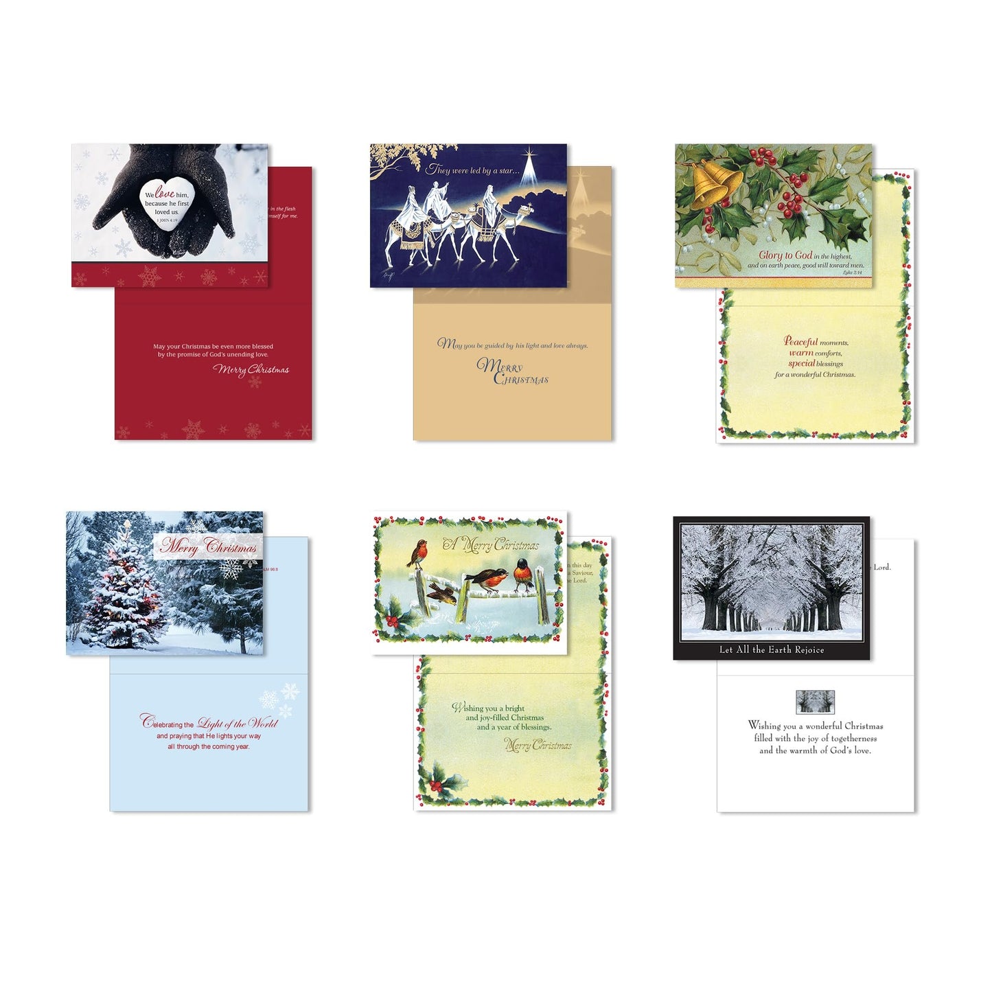 Designer Greetings Faithfully Yours Boxed Holiday Assortment Cards
