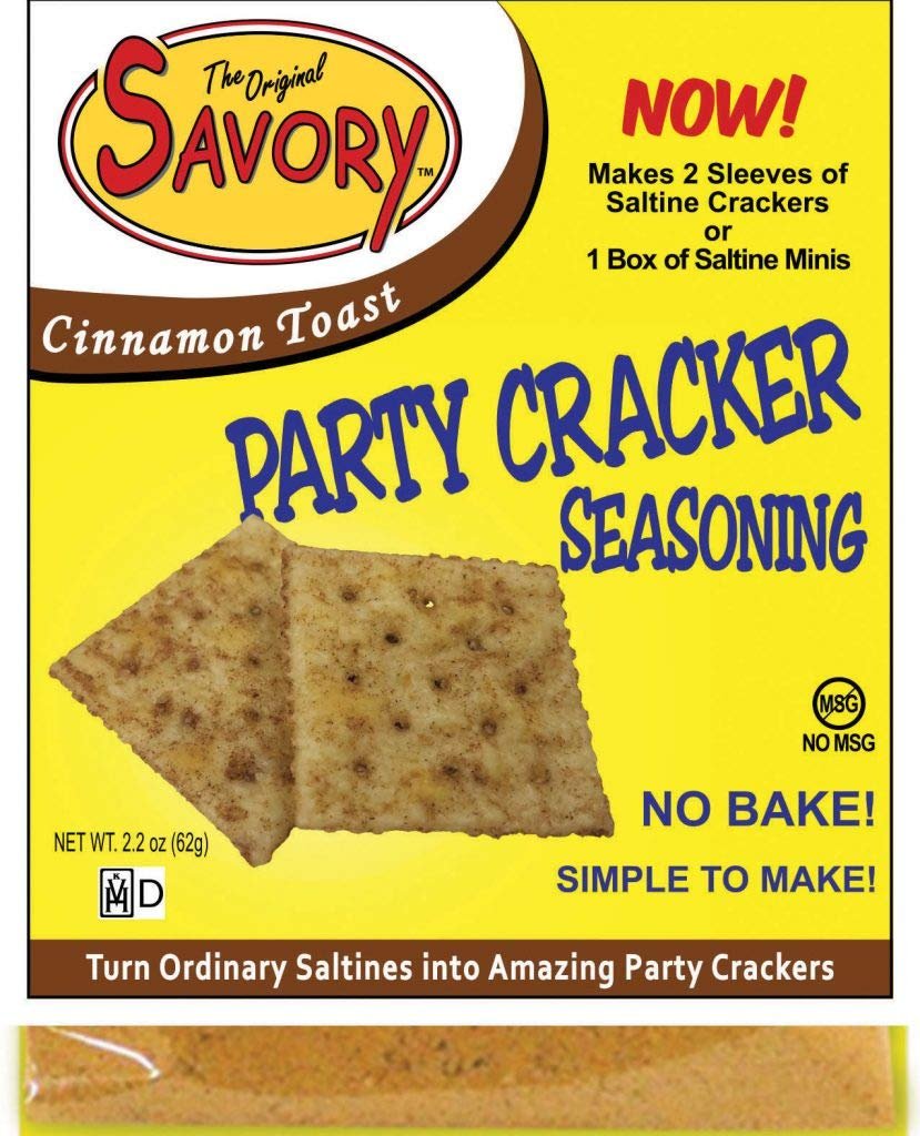 Savory Saltine Seasoning, 1.4 Ounce, Sampler Set, 5 Flavors, 5 Pack