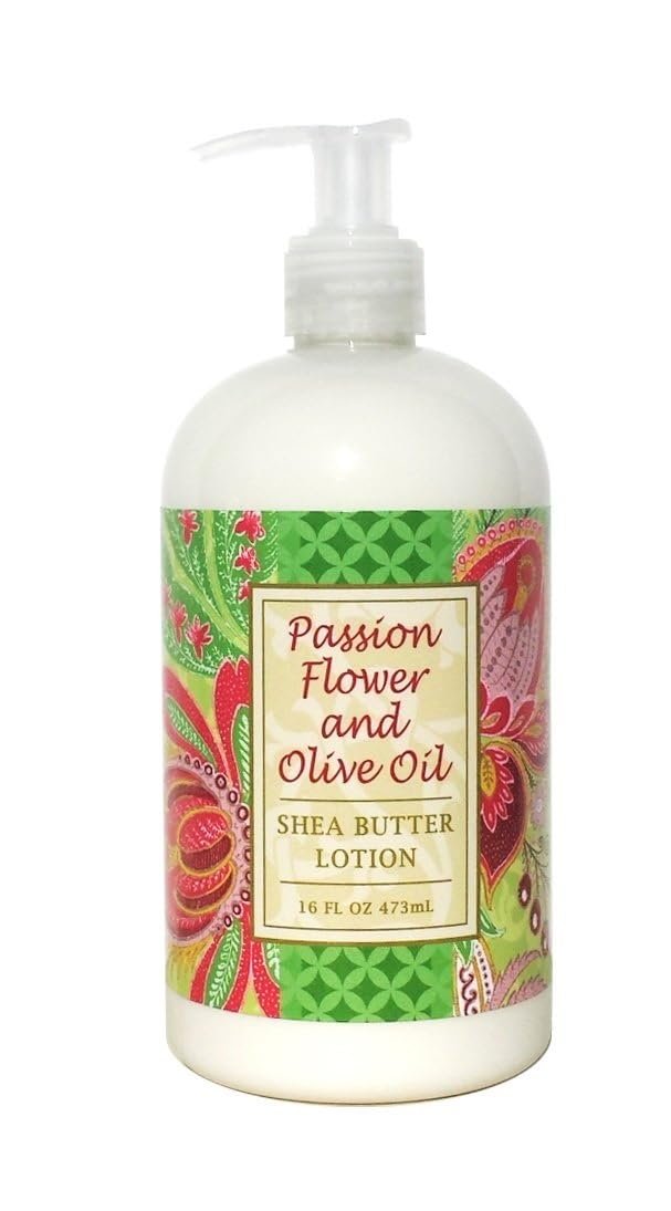 Greenwich Bay Passion Flower Scented Lotion with Shea Butter - Luxury Spa Botanical Collection - Beautiful Packaging - 16 Ounce Each Bottle