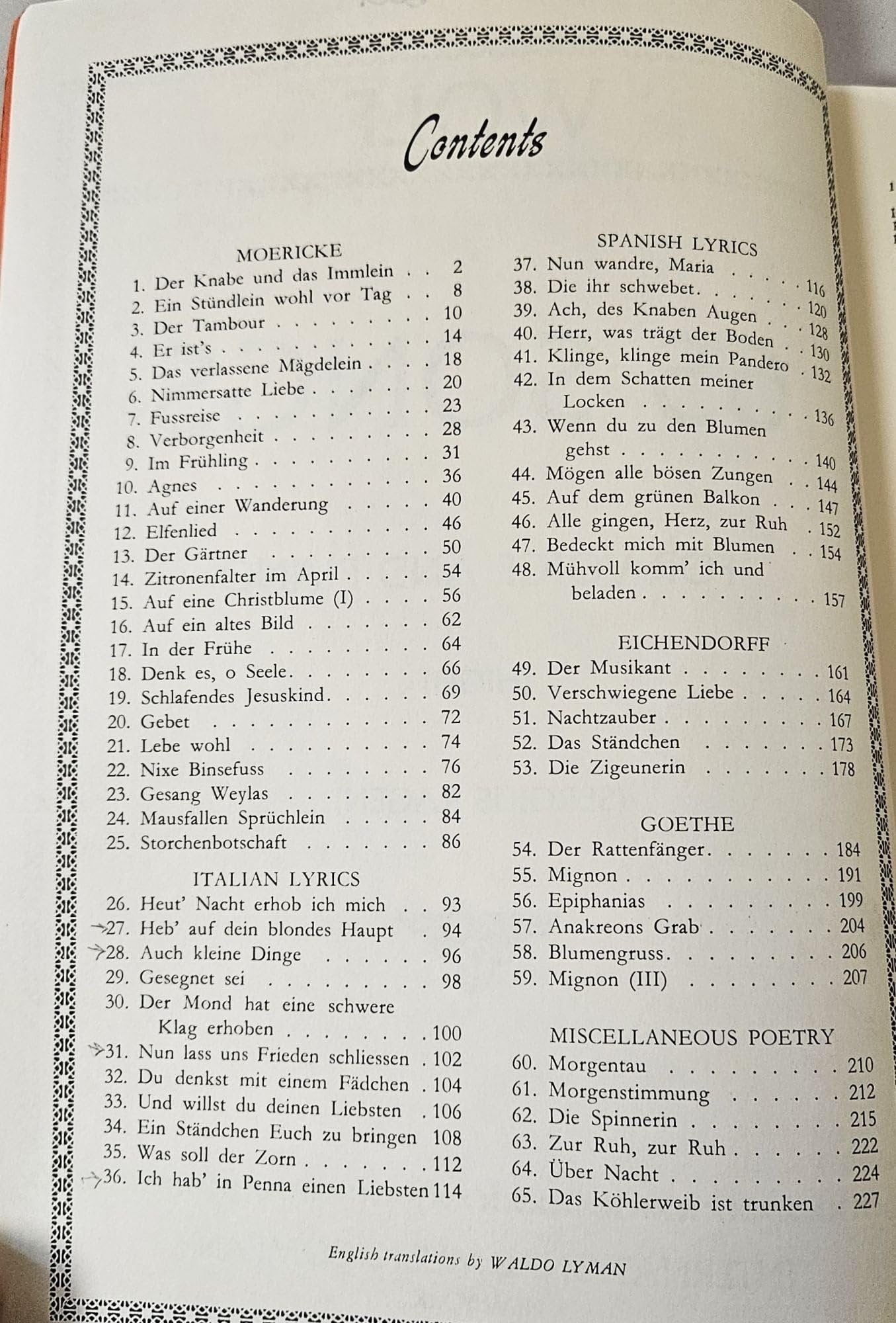 Wolf: 65 Songs for Voice and Piano (Sergius Kagen) (High) (1067)