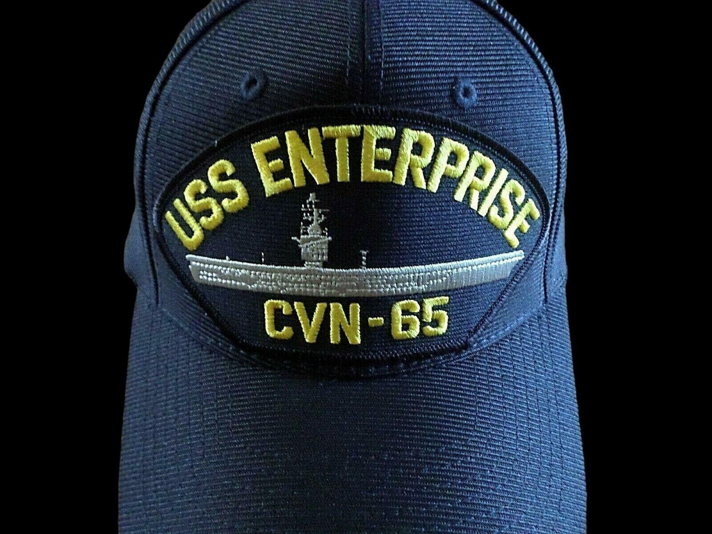 USS Enterprise CVN-65 Navy Ship HAT U.S Military Official Ball Cap U.S.A Made