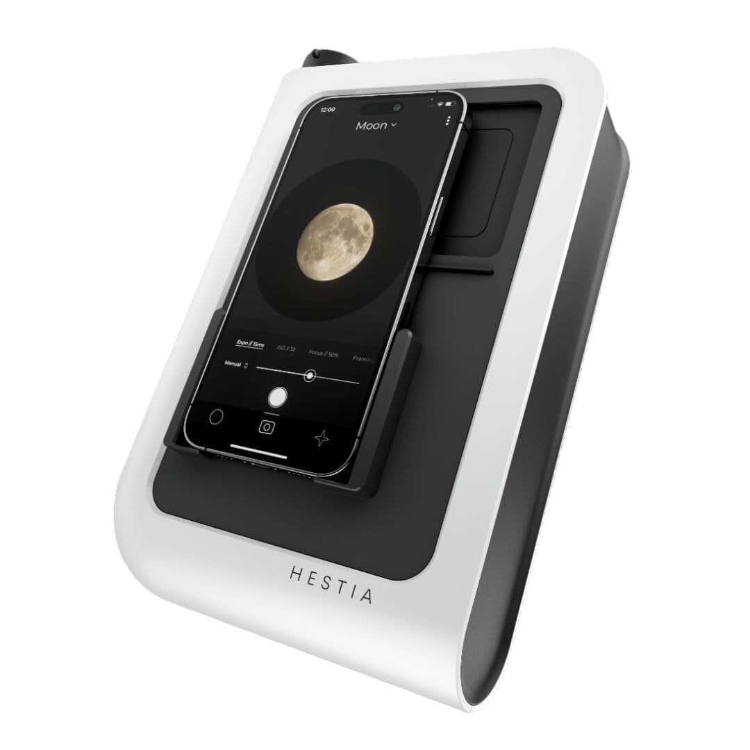 Vaonis Hestia Smart Telescope – Transform Your Smartphone into a Telescope with Solar Filter, Gravity App Support, and Accessories