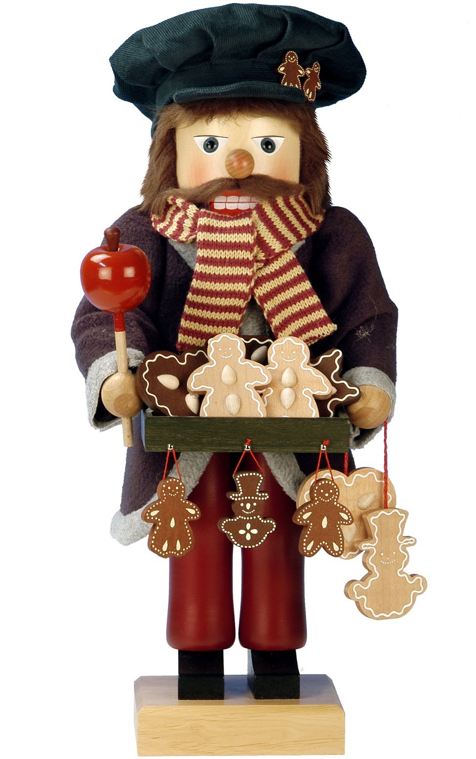 Alexander Taron Importer 0-385 - Christian Ulbricht Nutcracker - Gingerbread Vendor - Ltd Edition 1000 pcs - 18"" H x 7.5"" W x 7.5"" D