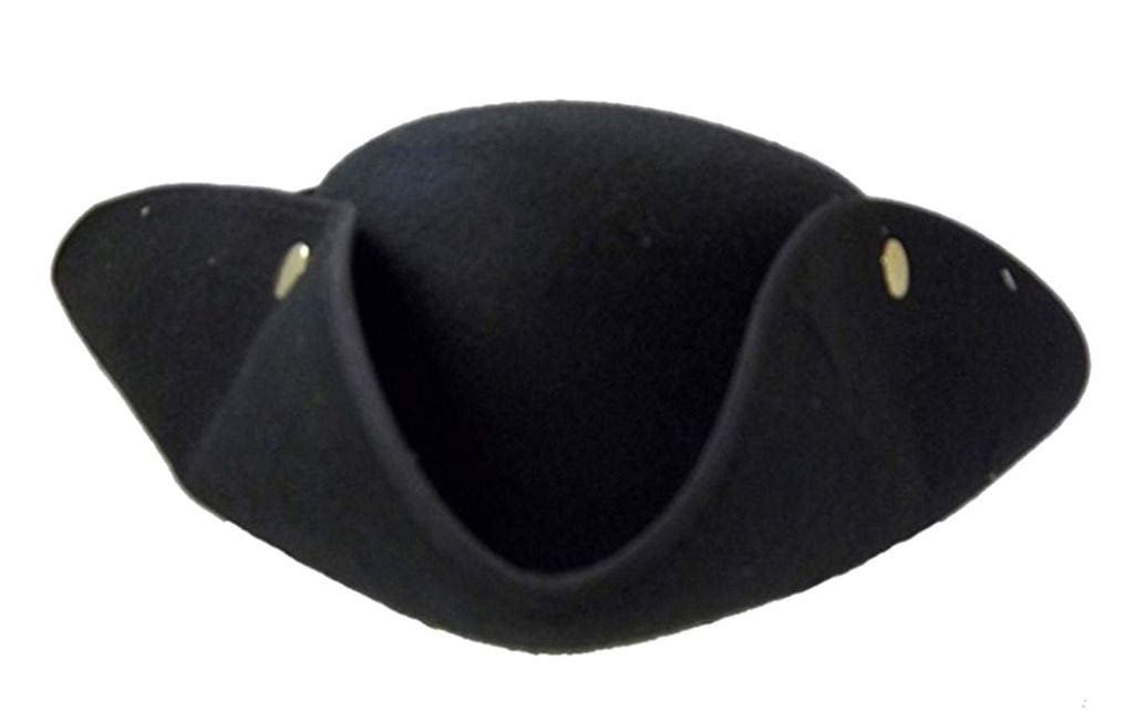 Jacobson Hat Company Men's Tricorne Hat with Snaps