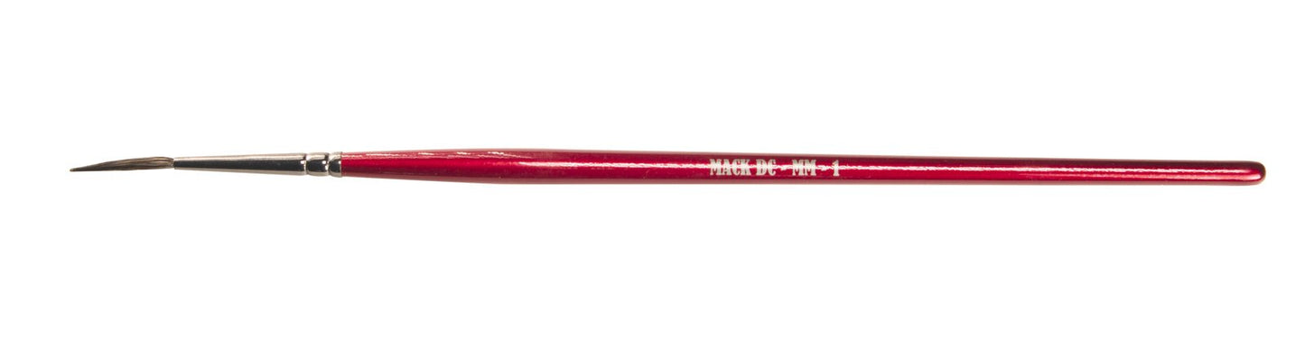 Andrew Mack DC Micro Mono Set of Five (5) Natural Hair Brushes Sizes 000-2