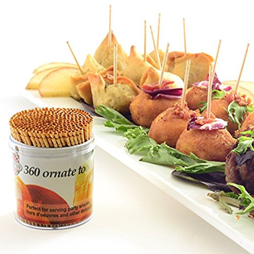 Norpro Ornate Wood Toothpicks (3)
