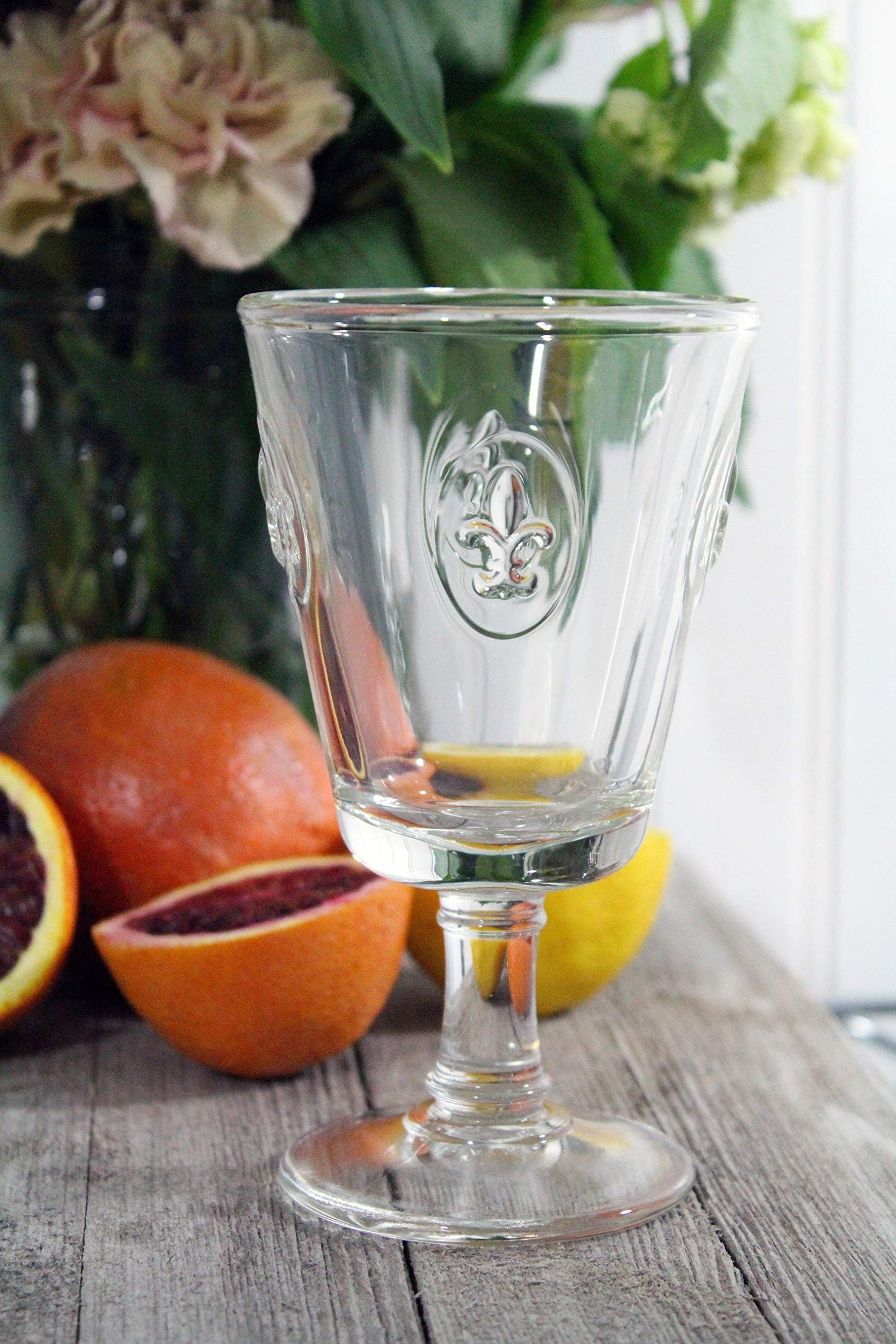 La Rochere Set Of 6, 8.5-ounce Fleur De Lys Stemmed Glasses