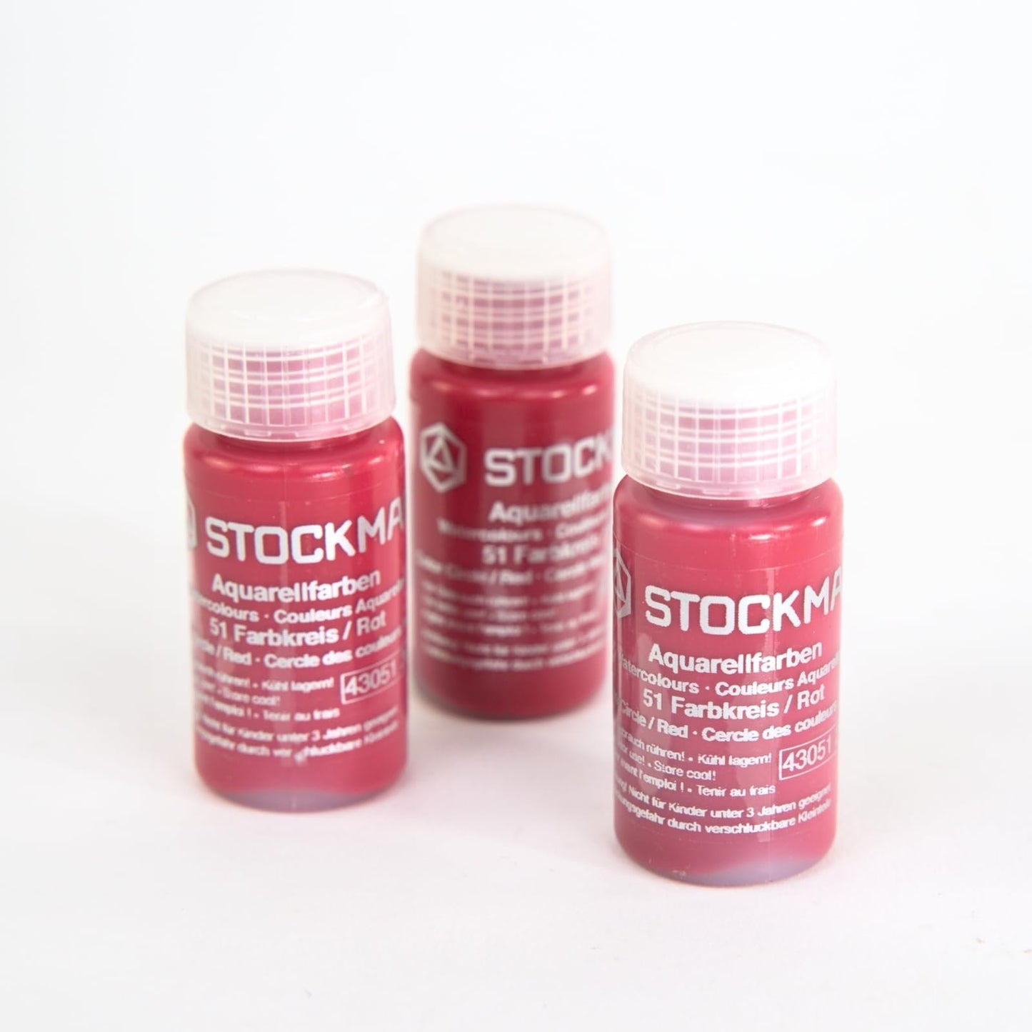 Stockmar Watercolor Paint- 6 Set, Washable Paint for Kids, Homeschoolers & Students, Waldorf Art Supplies (6 Bottles, 20 mL each)