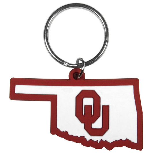 Siskiyou Sports NCAA Oklahoma Sooners Flex Key Chain, Team Colors, One Size