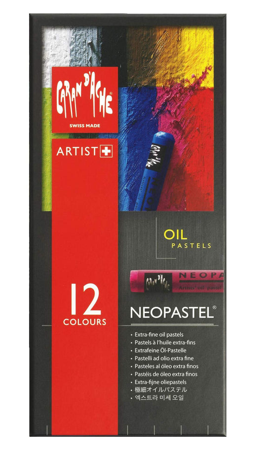 Caran D'ache - Neopastel Artist Oil Pastels - Set of 12 (7400.312)
